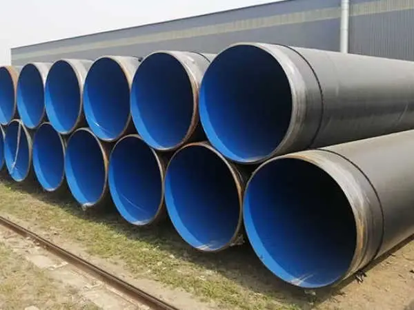 Покрынная стальная труба, FBE покрытием трубы, Цемент выстроились углеродистой стали трубы