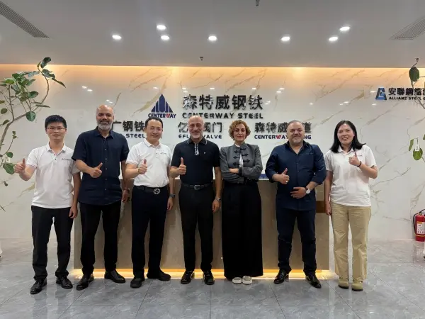 Centerway Steel,international client visit,steel supplier,steel trading company,steel pipe supplier,pipeline solutions,quality assurance,customer cooperation