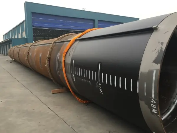 lsaw pipe piles, heavy-wall steel piling, ASTM A252 Grade 3, marine foundation steel pipe, JCOE forming process, 3LPP vs 3LPE coating