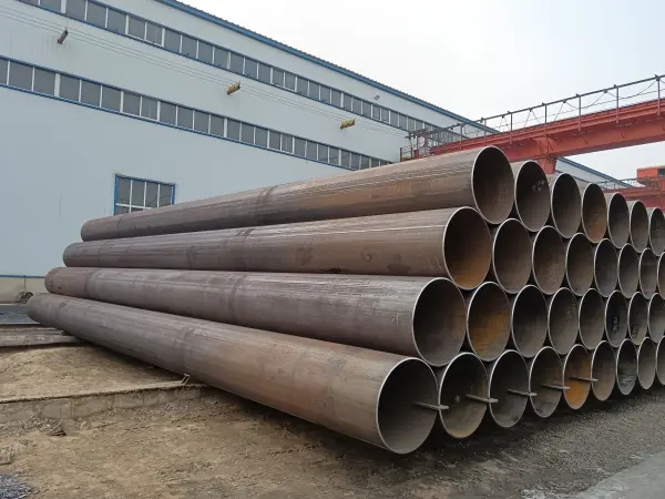 straight seam welded steel pipe, ERW steel pipe, LSAW steel pipe, welded pipe manufacturing, steel pipe quality inspection, straight seam vs seamless pipe