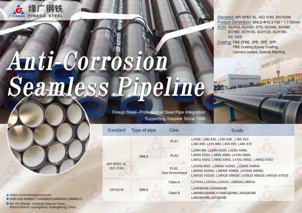 Anti-Corrosion Seamless Pipeline